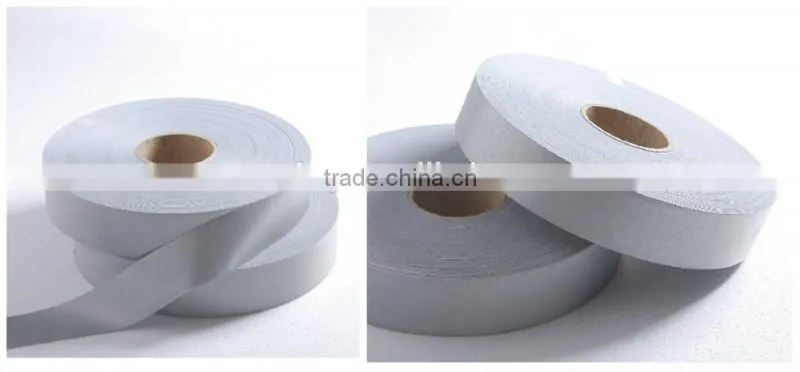 EN ISO 20471:2013 Custom Printed grey warning reflective stripes for sew on safety clothing