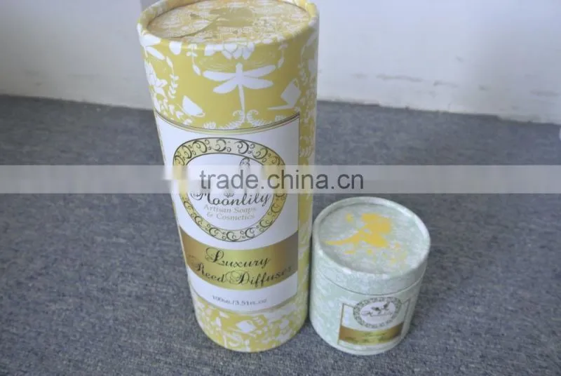 fancy skin care cardboard cosmetic paper tube