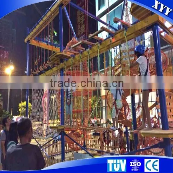 New product outdoor playground equipment for high ropes course adventure