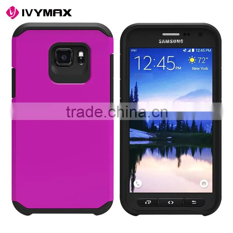 New products 2016 mobile phone case rubber hybrid double layer case for samsung S7 Active /G891