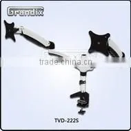 Four arm laptop monitor stand