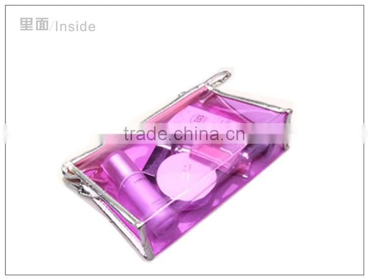 clear plastic zipper pouch;clear Makeup bag;cheap wholesale makeup bags