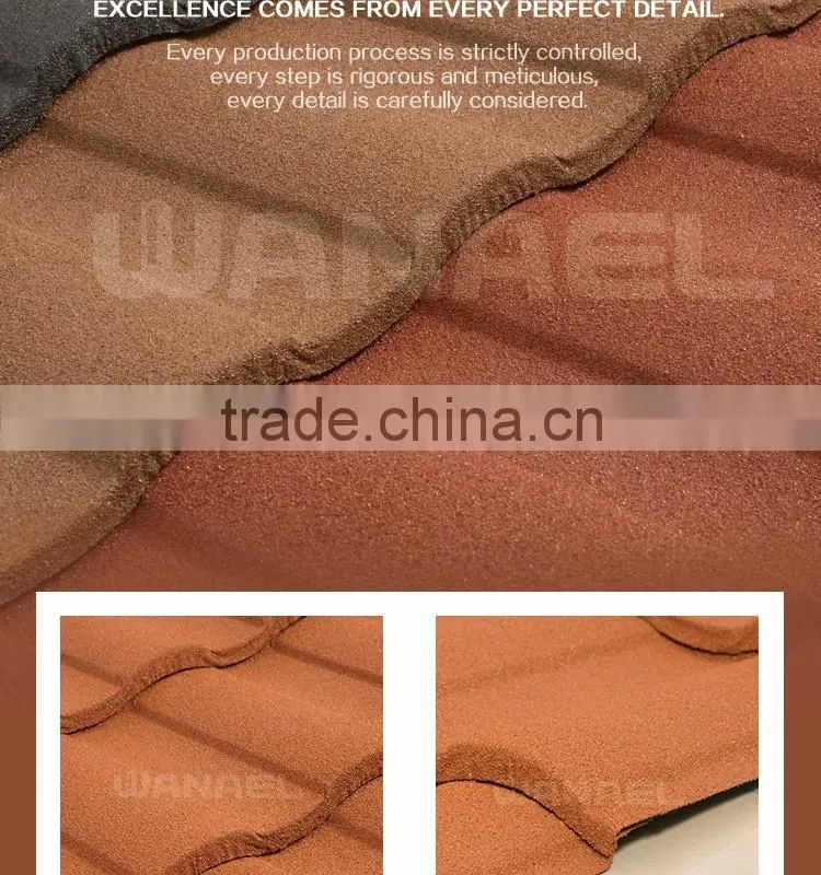 Roman flat roof tile lightweight one-stop service roofing material