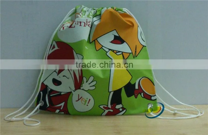 cheap wholesale promotional custom gym sack bag with logo