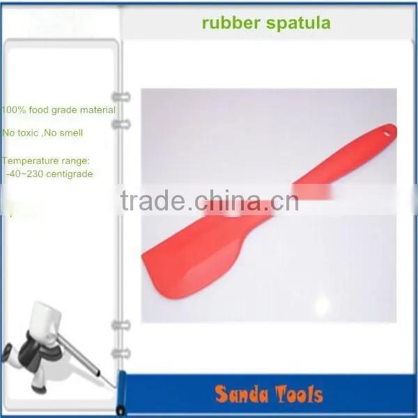 Professional durable silicone cake spatula mixing scraper brush butter tool 3pcs set