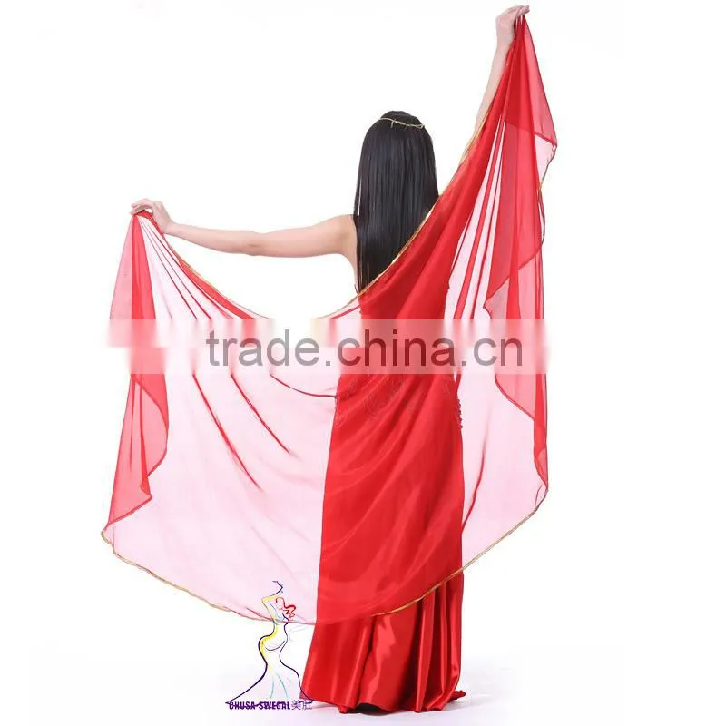 SWEGAL belly dance fan veils SGBDD14009