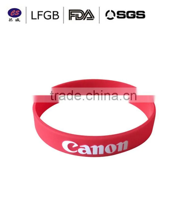 High quality Promotional patented silicone wristband silicone bracelet with cheap price