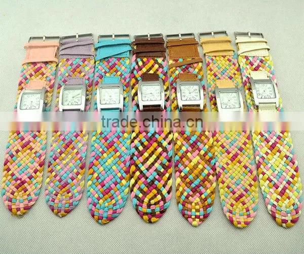 2013 fashion braid wrist watch
