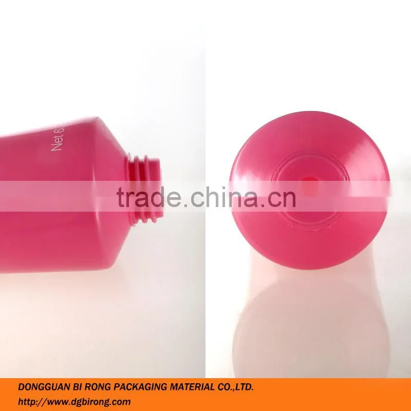 Pearlized Red Plastic Body Lotion Tube