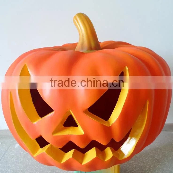 Halloween Pumpkin Head, Fibreglass giant Pumpkin cutout for Halloween festival