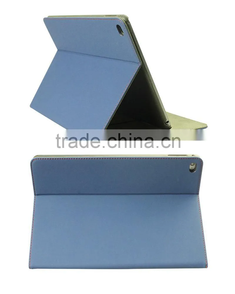 Top Quality Sheepskin Stand Card Slots Leather Case For iPad Air 2/Air