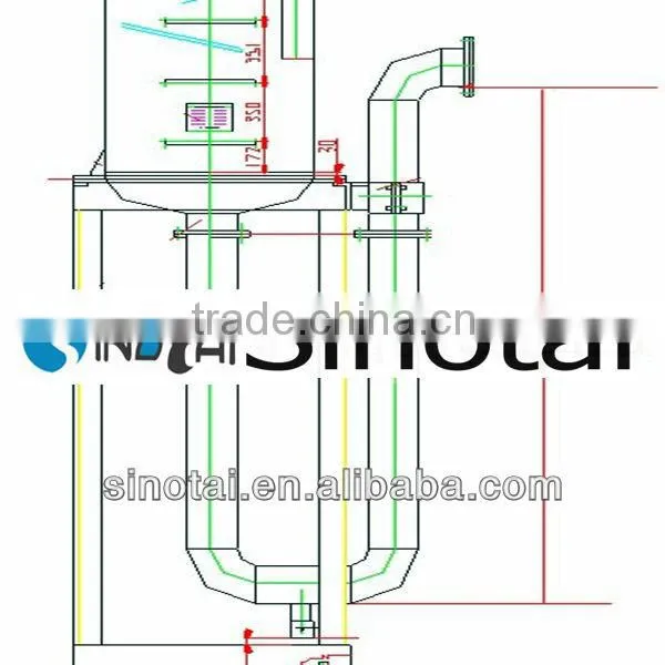 ZYQ1000 Mud gas separator (Poor Boy Degasser)