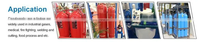 Medical Gas Oxygen Cylinder Seamless Steel Gas Cylinder for Industrial