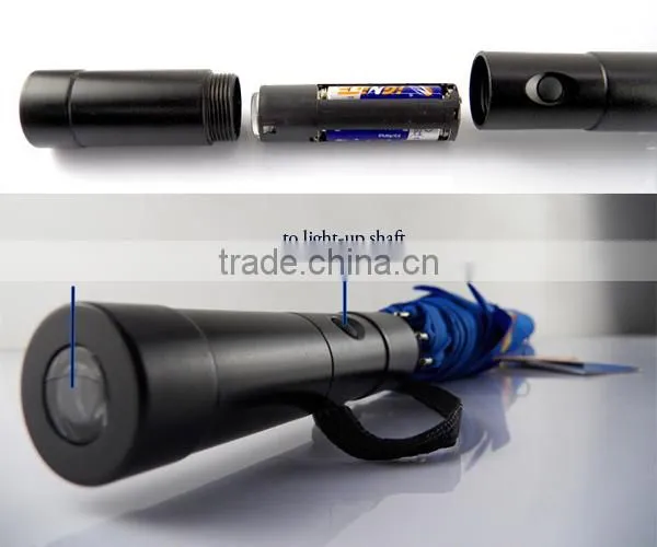 Clear Umbrella with Led Light Glow in Rain, Transparent Lightsabre Umbrellas