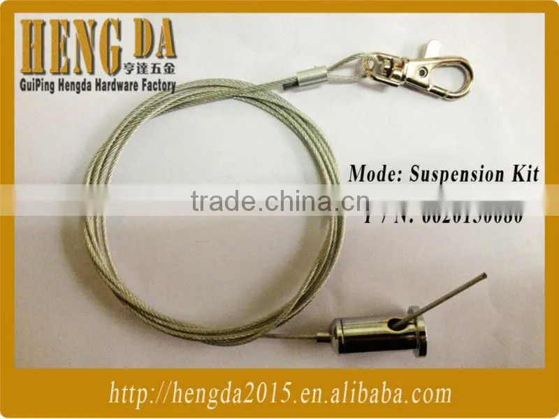 Steel lighting fixture hangers sling