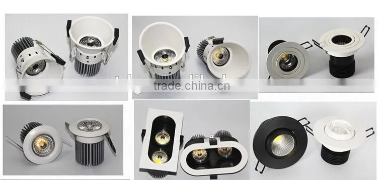 5w 7w 9w led ceiling light round shape with Hole /cutout size 70mm (TongDa)