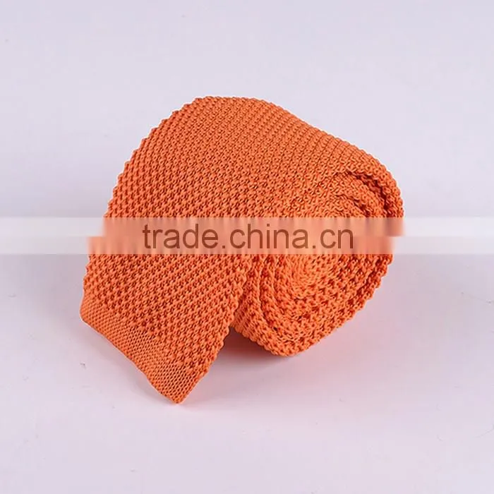 Fashion plain color cotton knitted necktie series 3