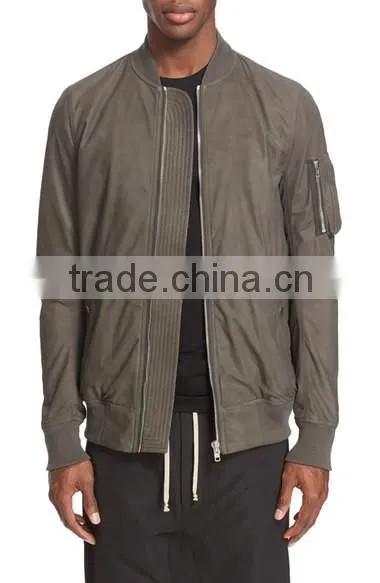 cheap high quality long bomber jacket wholesale for man