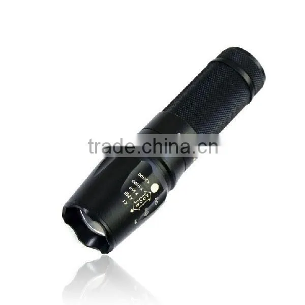Super Bright Aluminium rechargeable long distance torch