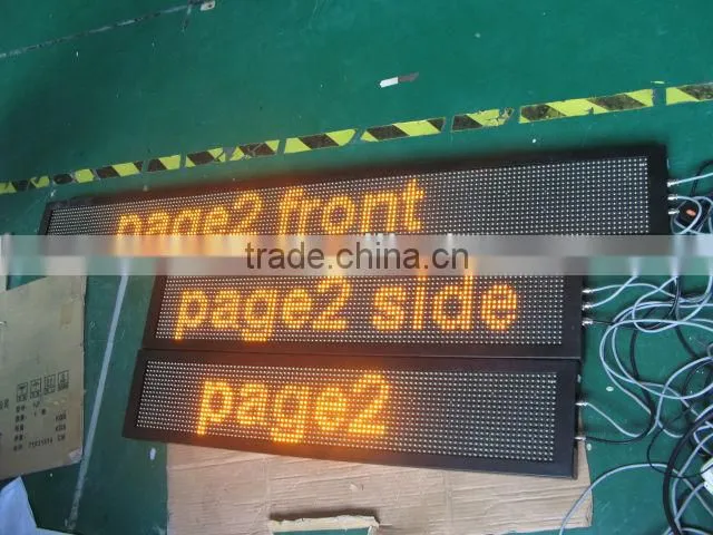 BUS /taxi/car indoor outdoor sign .led taxi signs display/led taxi top sign