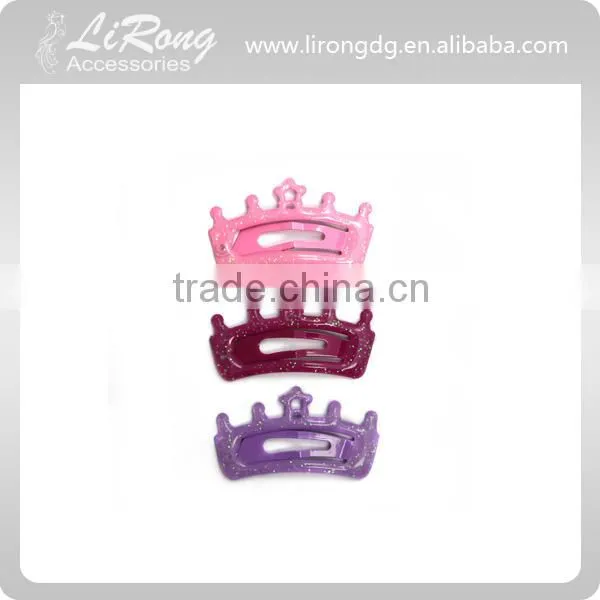 35mm colourful Painted Snap Clips with epoxy