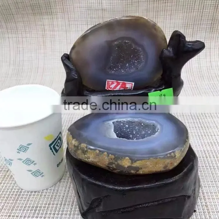 Natural Agate Geode For Sale Crystal Feng Shui Ornaments