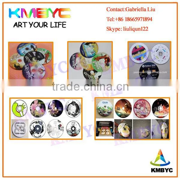 8 colors eco solvent industrial cd dvd printers with factory Price