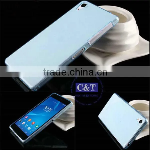 C&T Ultra Slim 0.3mm Case / Extremely Thin Transparent TPU Back Cover For Sony Xperia Z1