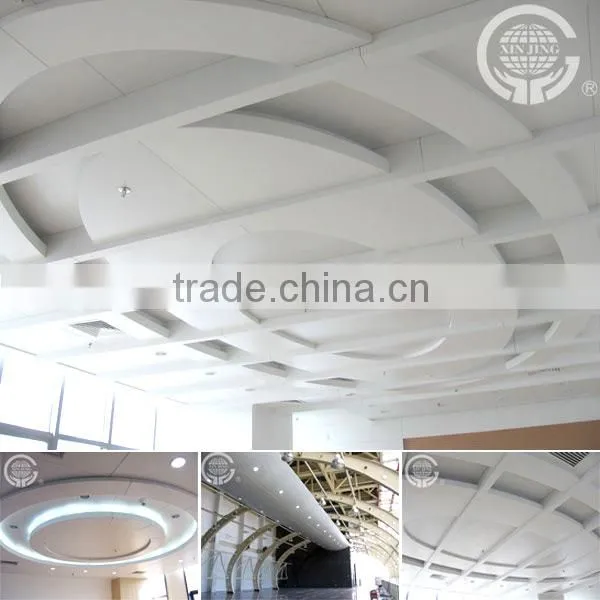 wood color strip sereen ceiling l(ISO9001,CE)