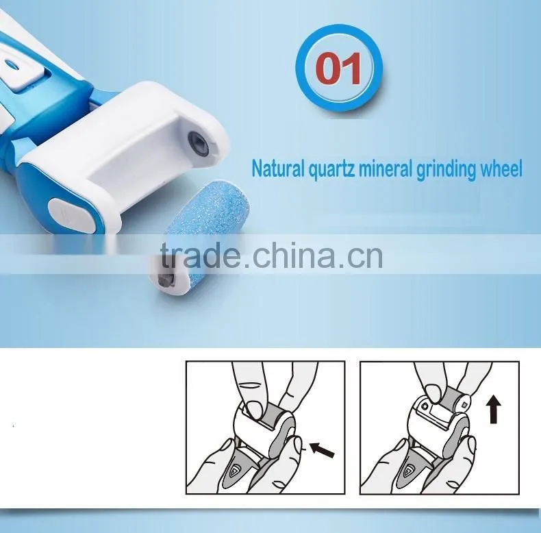 JINDING JD-505R Rechargeable Electric Callus Remover Professional Electronic Pedicure Foot File Callus Remover