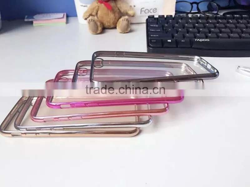 Mobile Phone Protector Shockproof Mobile Phone Case Electroplating TPU Case for Note 7