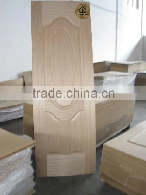 Good quality molded teak HDF door skin TWDS-123