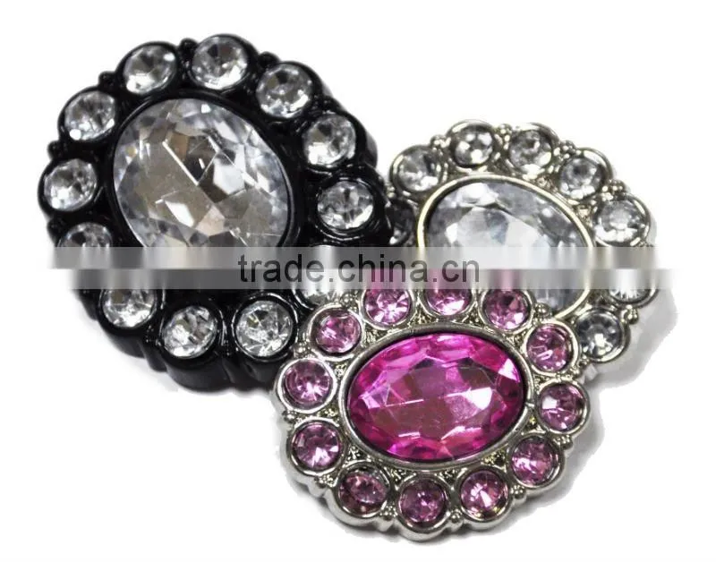 Best Selling Prodcuts Oval Shaped Buttons with Diamond