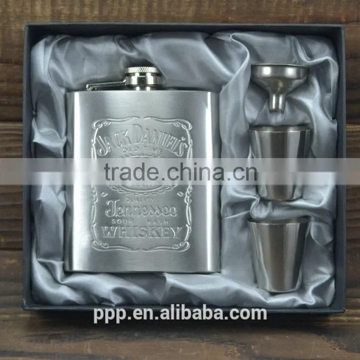 Novelty hip flasks/ jameson hip flask set/ hip flasks for men