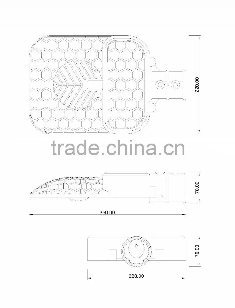 20W 30W 40W 50W LED street lamp fixture