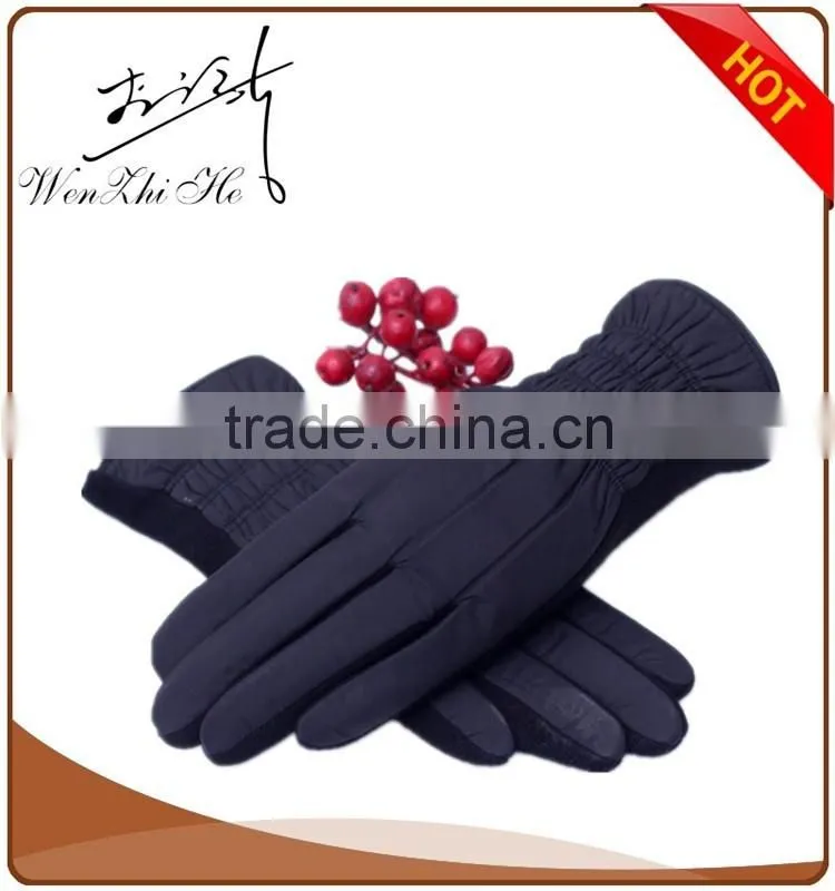 popular blue soft warm fashion winter mitten gloves producer