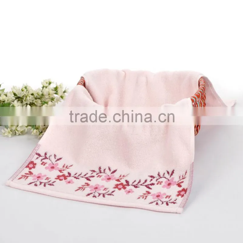 Promotional Home Textile 100%cotton Velour Pattern Towel Home Towel