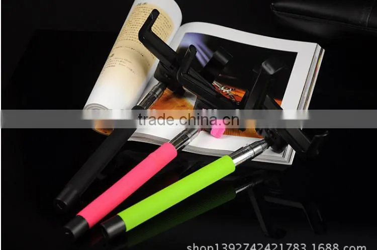 wireless bluetooth remote control monopod self-tim