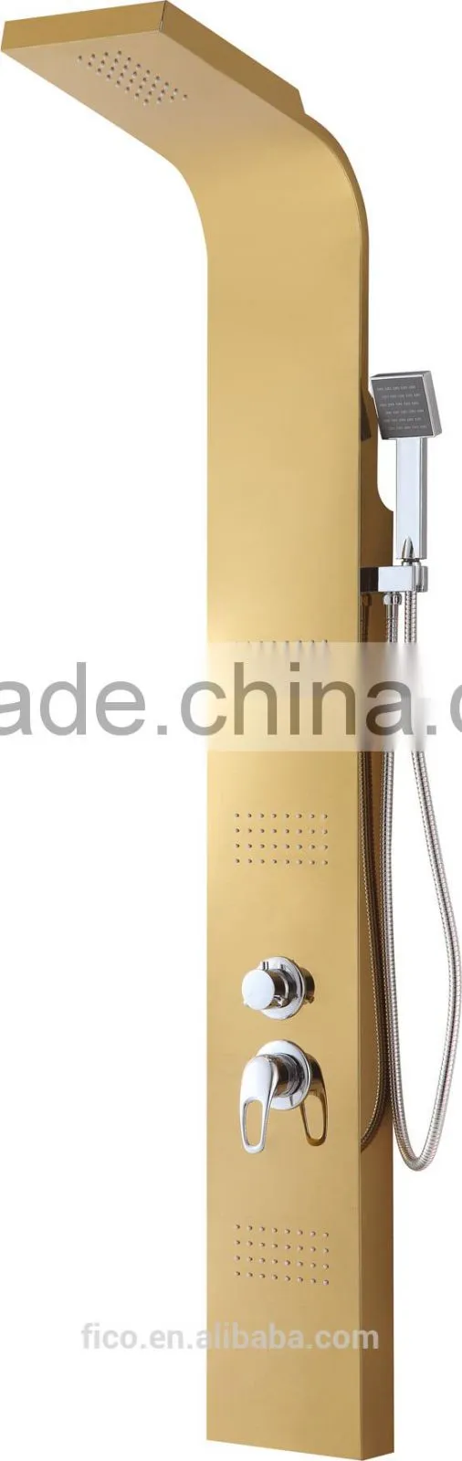 FICO New 304# Stainless steel shower panel FS-2205-1(Satin chrome)