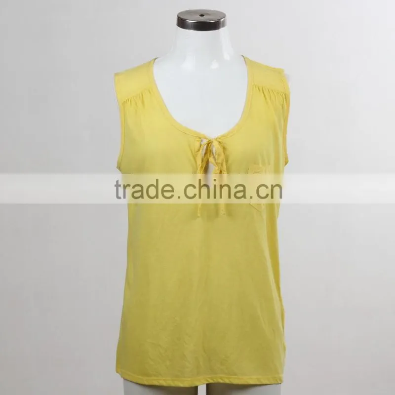 F5S15166 Plain Tank Top for Women