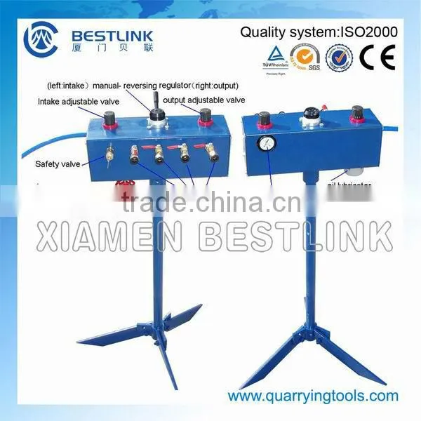 Air bag for quarrying block