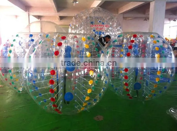 Body bumping balls, inflatable bump ball