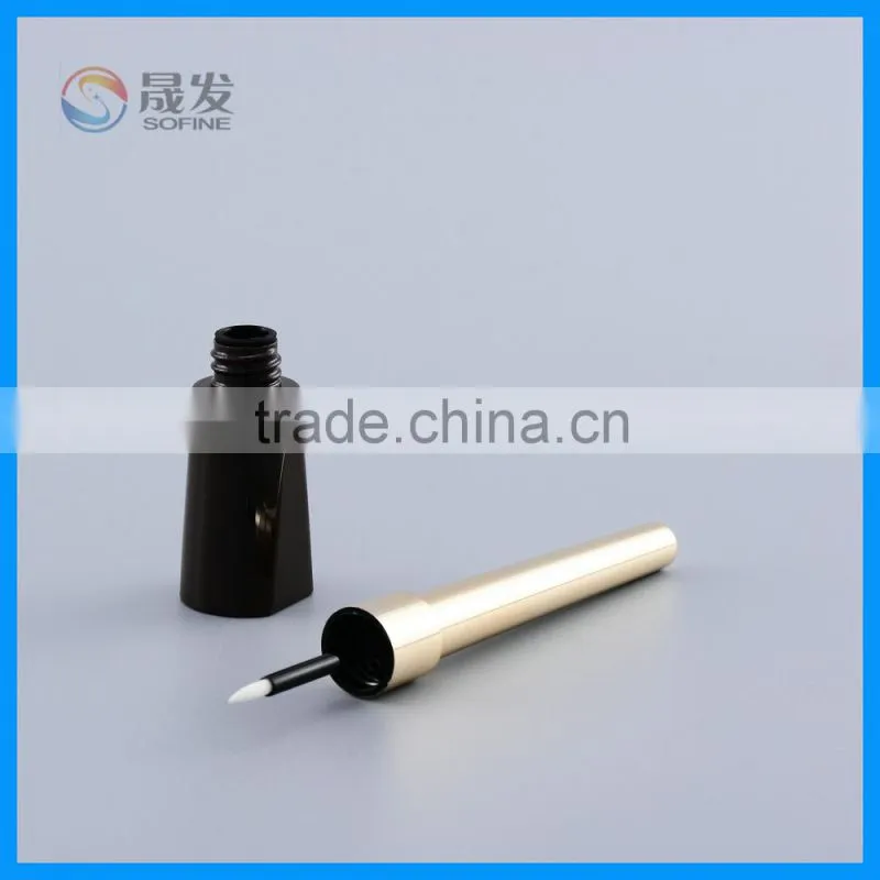 Empty plastic eyeliner container