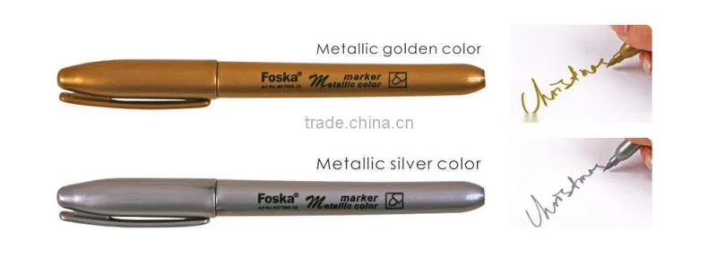 Good quality gold/silver marker pen