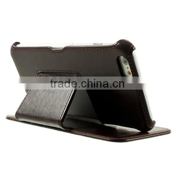 For iPhone 6 Leather Fashion Flip Up Phone Case Cover