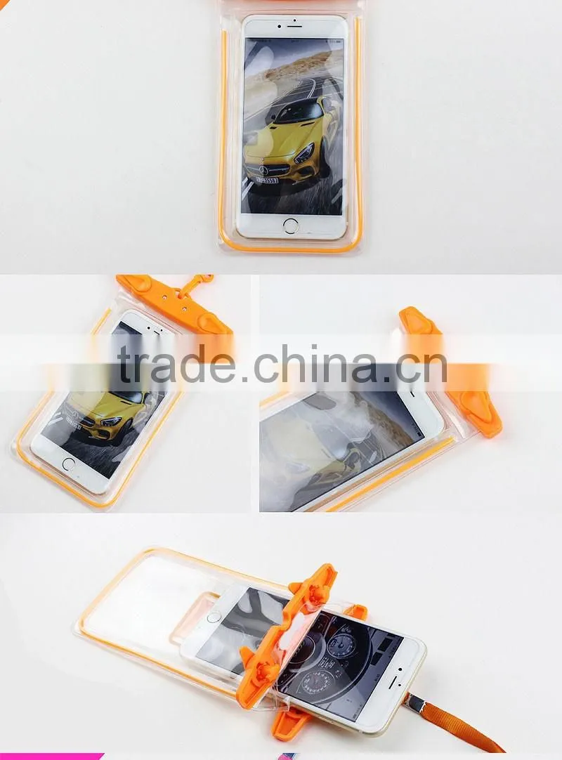 High Quality IPX8 Certified Universal Underwater Mobile Phone Waterproof Bags,Luminous Waterproof Pouch