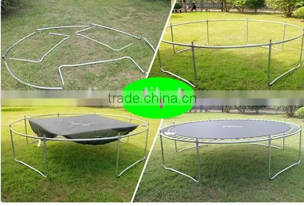 2015 hot sale portable trampoline(10feet to 16 feet), outdoor/indoor portable trampline