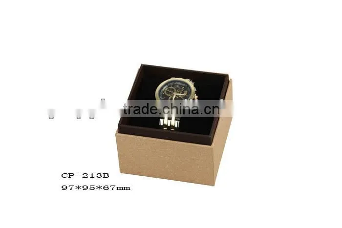 Cardboard paper watch box for displaying