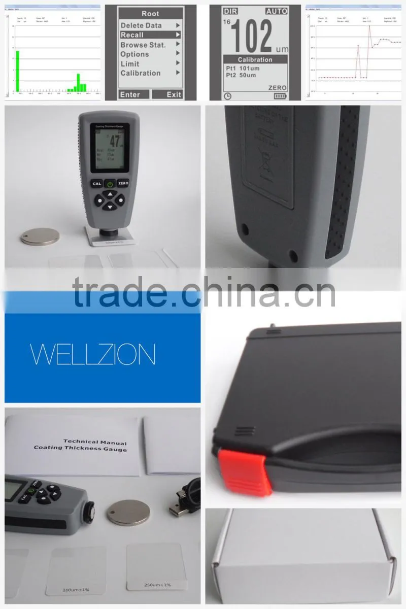 EC-770F,0~1300um; 0 to 51.2mils coating thickness gauge