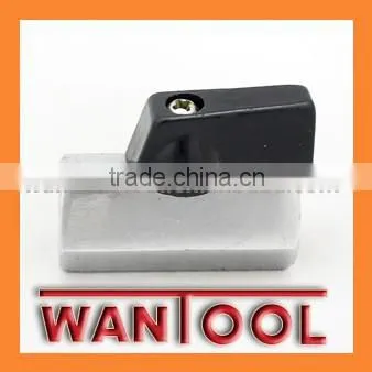brass mini ball valve M 1/4'XM1/4' ,black handle brass ball valve